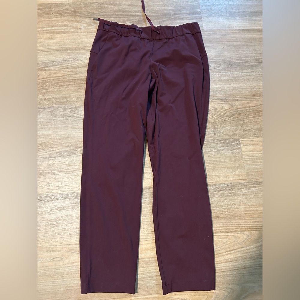 lululemon athletica Women's Deep Maroon Track Pants